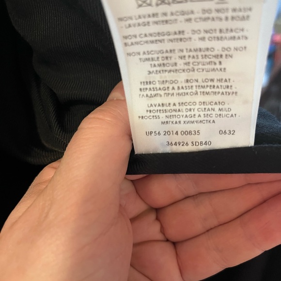 Stella McCartney Vintage Black Wool Blend Peacoat - Picture 10 of 10